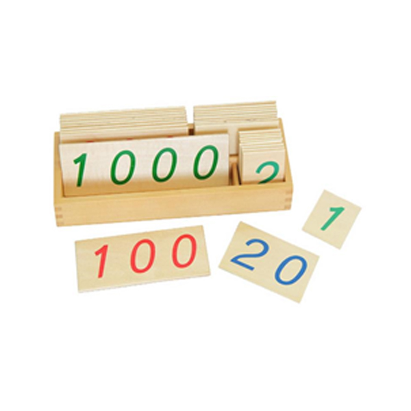 Thẻ số gỗ lớn (1-9000)